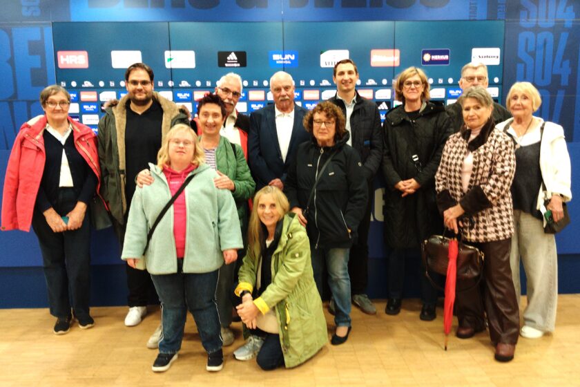 Jubilare der SG Gelsenkirchen feiern auf Schalke